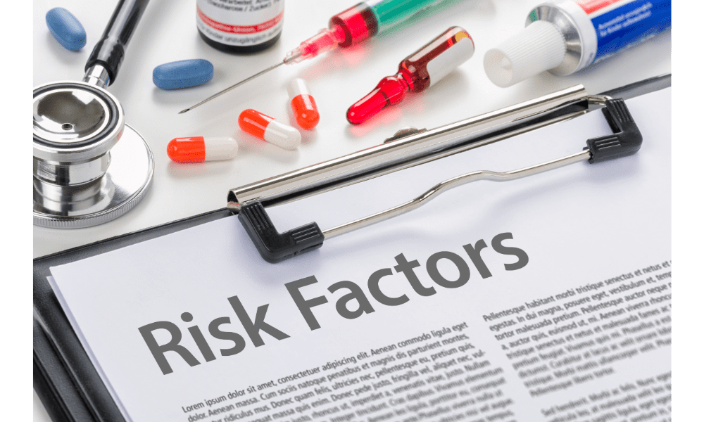 risk factor of developing prostate cancer if a person has BPH
